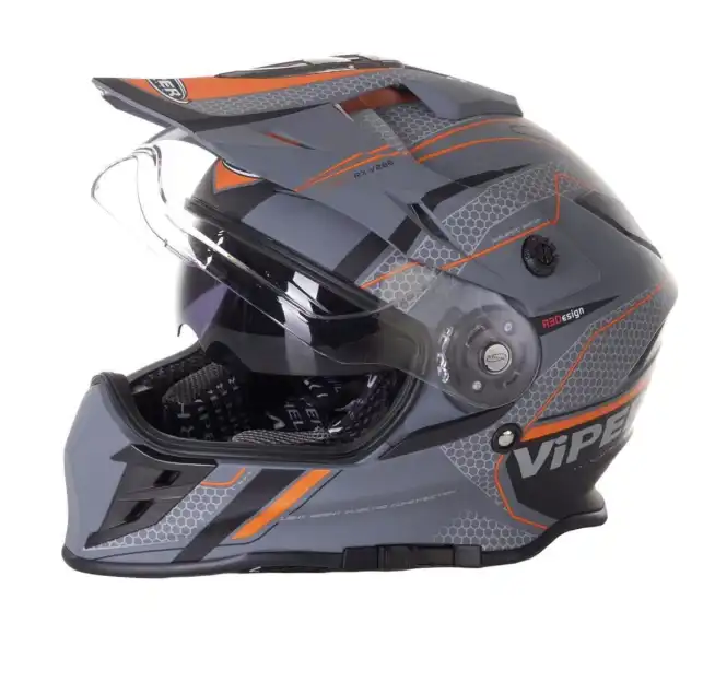 Viper RXV288 Dual Visor MX Enduro Motocross Motorbike Helmet - Matt Ventura