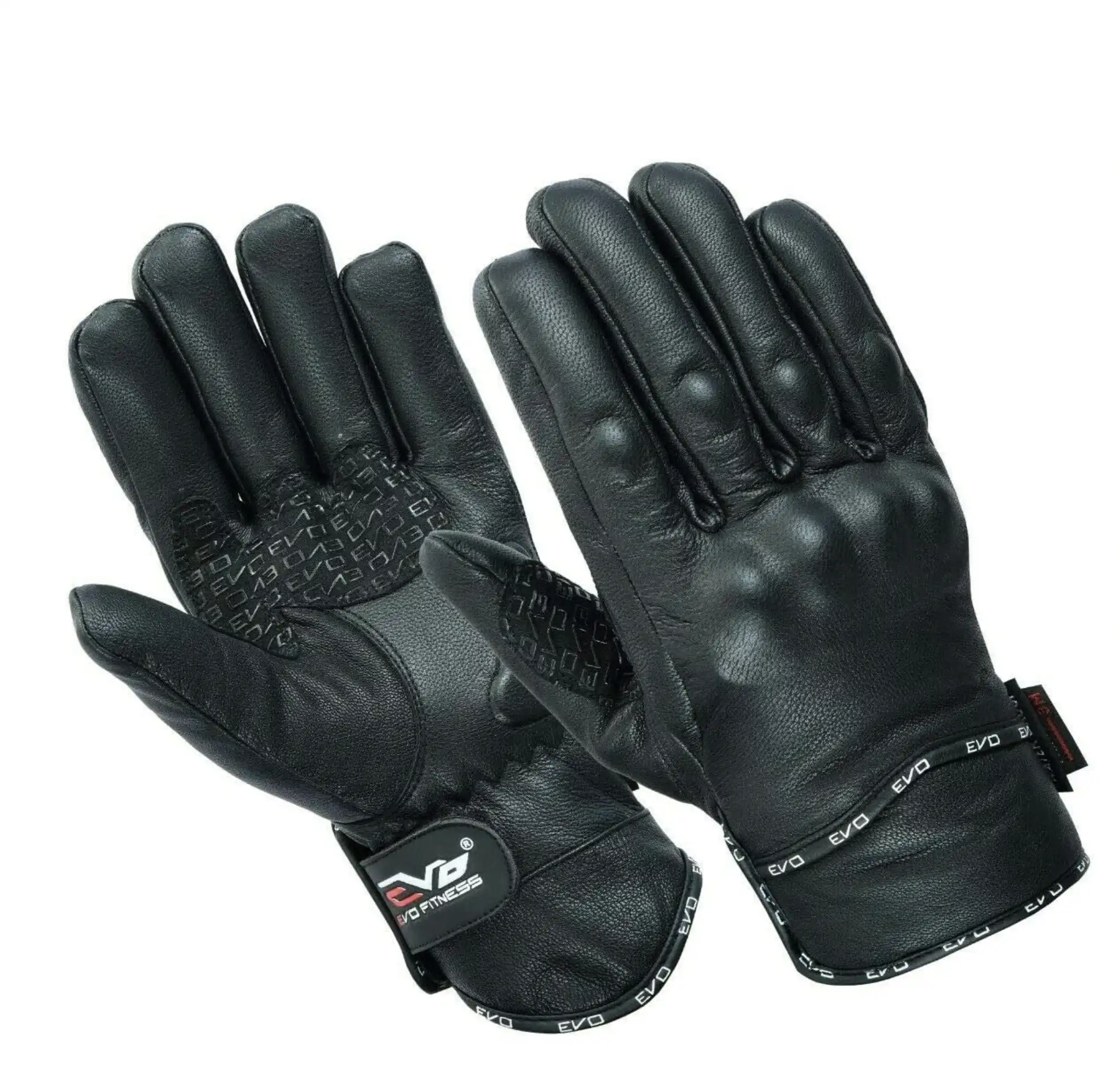EVO Professional Leather Motorcycle Gloves