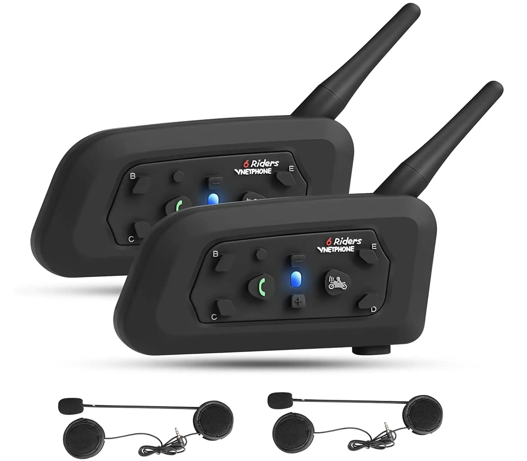Vnetphone V6 1200m Motorcycle Bluetooth Headsets